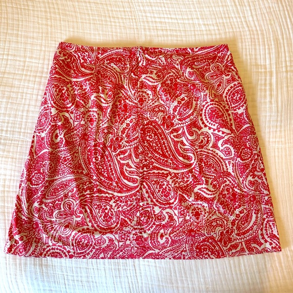 Pretty Paisley skirt / size 16 - Picture 4 of 4